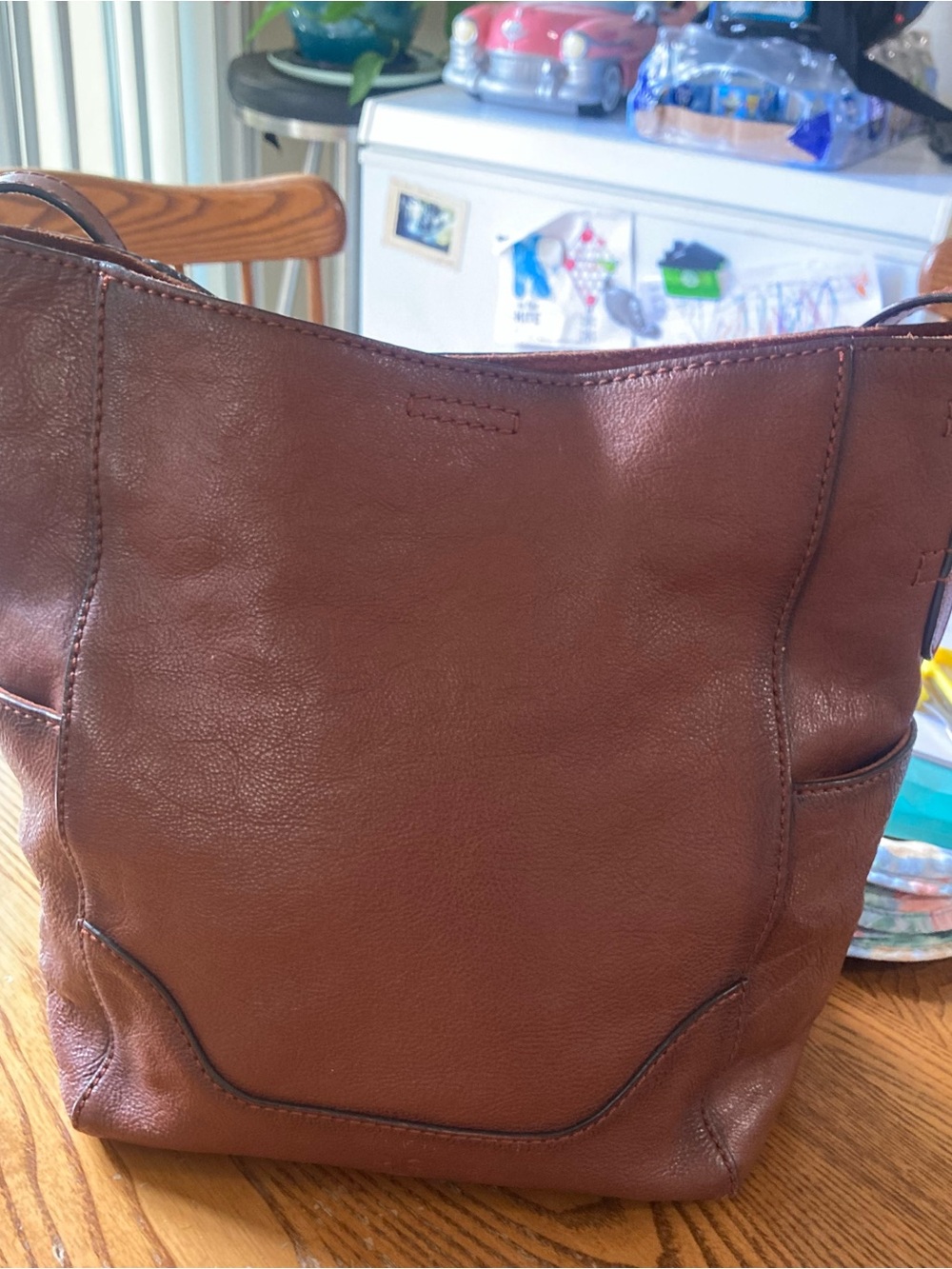 Frye Brown Leather Tote